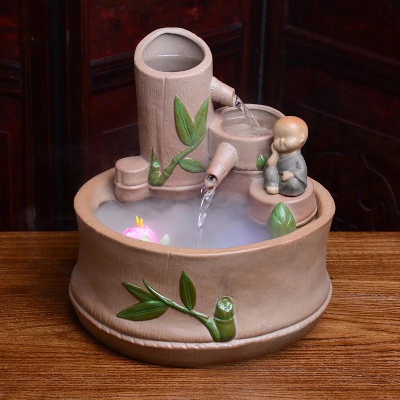 Water Fountain Atomizer Humidifier Office Desktop Ornaments Ceramic Water Fountain Bamboo Water Fountain
Water Fountain Atomizer Humidifier Office Desktop Ornaments Ceramic Water Fountain Bamboo Water Fountain