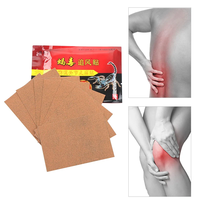 80pcs Joint Pain Relief Pain Relieving Chinese Scorpion Venom Extract Knee Rheumatoid Arthritis Pain Patch Body Massager
80pcs Joint Pain Relief Pain Relieving Chinese Scorpion Venom Extract Knee Rheumatoid Arthritis Pain Patch Body Massager
