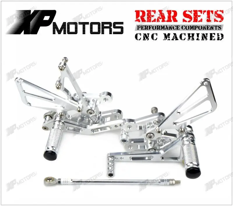 New CNC Billet Racing Adjustable Rearset Foot Pegs Rear Sets For Suzuki GSXR1000 K7,K8 2007-2008 Silver
New CNC Billet Racing Adjustable Rearset Foot Pegs Rear Sets For Suzuki GSXR1000 K7,K8 2007-2008 Silver