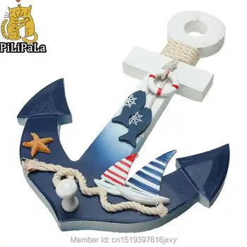 28cm Mediterranean Style Wooden Nautical Anchor Wall Hanging Hook Ship Fish Decor Coat Door Rack Home Decor Dream Catcher
28cm Mediterranean Style Wooden Nautical Anchor Wall Hanging Hook Ship Fish Decor Coat Door Rack Home Decor Dream Catcher