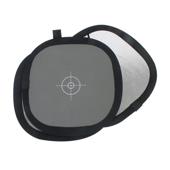 37cm Portable Foldable Gray Card White Balance 18% Gray Reference Reflector Double Face Focusing Board with Carry Bag
37cm Portable Foldable Gray Card White Balance 18% Gray Reference Reflector Double Face Focusing Board with Carry Bag