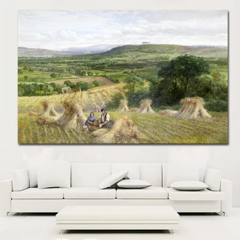 SELFLESSLY Pastoral Natural Landscape Oil Painting Couple Work Picture In Field HD Print Prints Posters For Living Room Wall Art
SELFLESSLY Pastoral Natural Landscape Oil Painting Couple Work Picture In Field HD Print Prints Posters For Living Room Wall Art