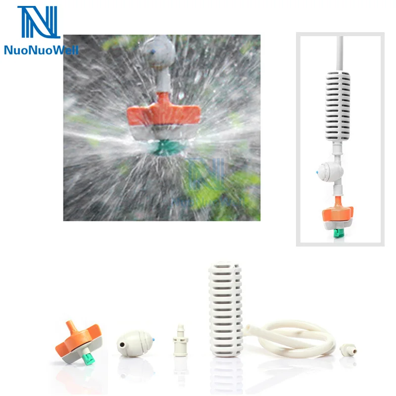 NuoNuoWell 10Pcs-Pack Atomizing Nozzle Misting Hanging Sprinkler Kit Garden Greenhouse Irrigation 1/4'' Hose Connector Anti-Drip
NuoNuoWell 10Pcs-Pack Atomizing Nozzle Misting Hanging Sprinkler Kit Garden Greenhouse Irrigation 1/4'' Hose Connector Anti-Drip