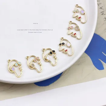 DIY handmade accessories alloy drops oil interesting funny face head earrings ear pendant pendant material
DIY handmade accessories alloy drops oil interesting funny face head earrings ear pendant pendant material