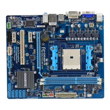 For Gigabyte GA-A55M-S2V Original Used Desktop Motherboard A55M-S2V A55 Socket FM1 DDR3 SATA2 USB2.0 ATX
For Gigabyte GA-A55M-S2V Original Used Desktop Motherboard A55M-S2V A55 Socket FM1 DDR3 SATA2 USB2.0 ATX