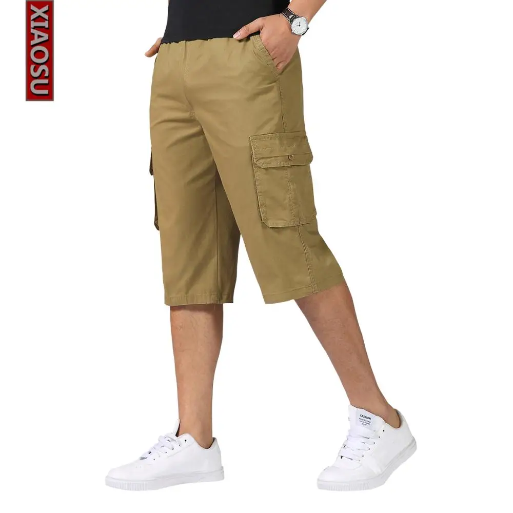 Fashion Men's Multi Pocket Cargo Pants Military Tactical Capri Pants Men Cotton Casual Pants Loose Cropped Trousers Plus Size
Fashion Men's Multi Pocket Cargo Pants Military Tactical Capri Pants Men Cotton Casual Pants Loose Cropped Trousers Plus Size