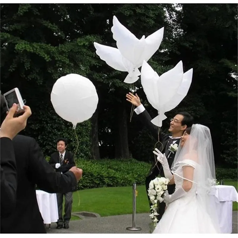 5pcs/Set Flying White Dove Balloons Wedding Party Dove Balloons Peace Bird Ball Pigeons Peace Dove Foil Balloons New 2019
5pcs/Set Flying White Dove Balloons Wedding Party Dove Balloons Peace Bird Ball Pigeons Peace Dove Foil Balloons New 2019