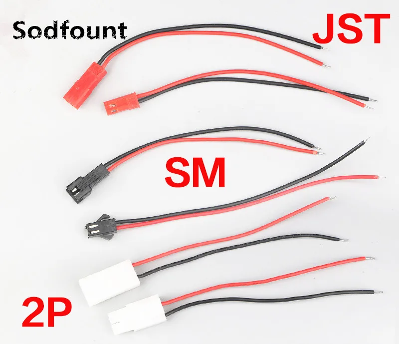 1 Pairs 10cm 100mm 2P JST 2.54MM /SM2.54MM /5557/51005(6.5CM) Connector Plug Cable Male+Female for RC Battery Wire harness
1 Pairs 10cm 100mm 2P JST 2.54MM /SM2.54MM /5557/51005(6.5CM) Connector Plug Cable Male+Female for RC Battery Wire harness