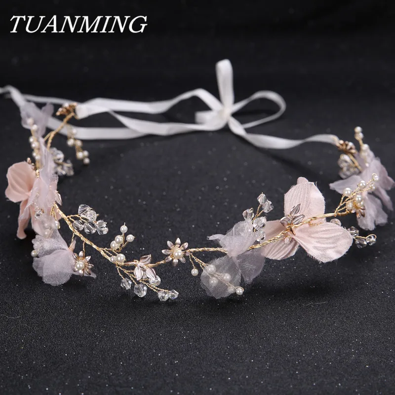 Bride Headband Pink Yarn Flower Rhinestone Pearl Wedding Headband High Quality Golden Copper Line Headpiece Jewelry Hair Bands
Bride Headband Pink Yarn Flower Rhinestone Pearl Wedding Headband High Quality Golden Copper Line Headpiece Jewelry Hair Bands