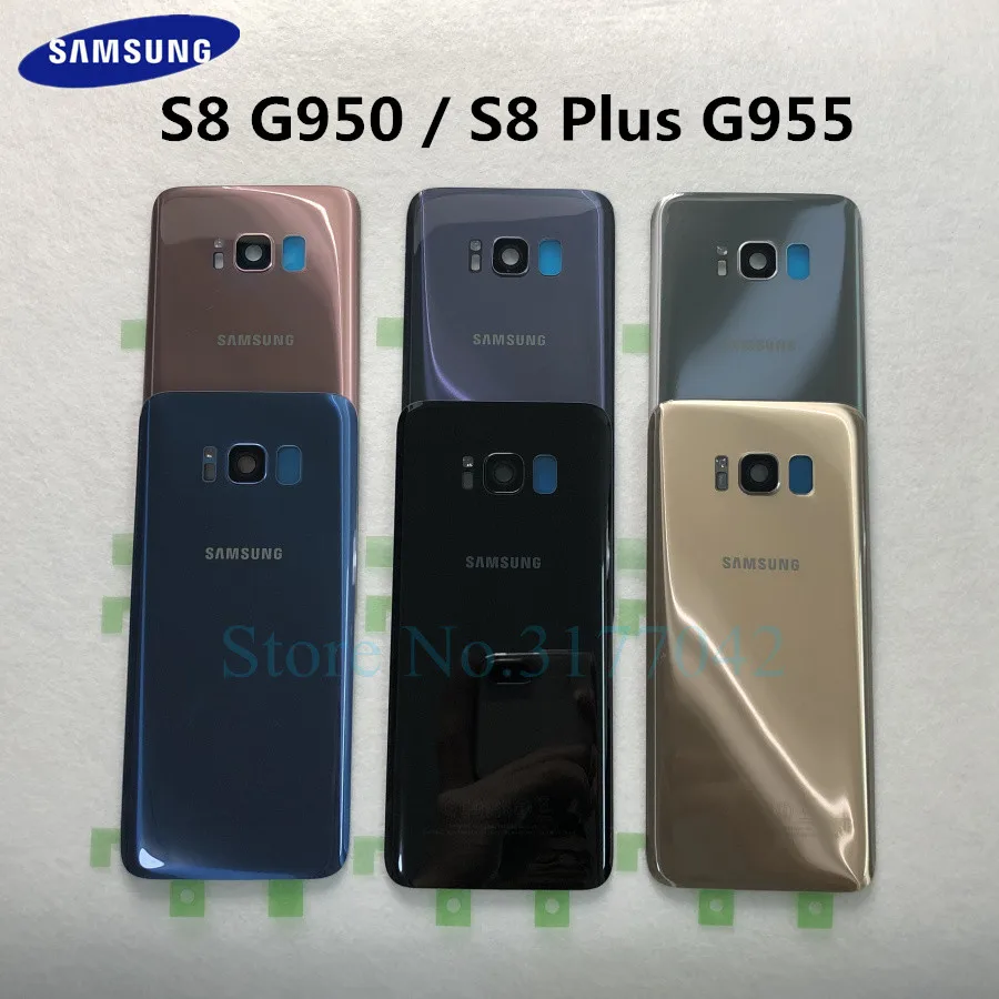 Задняя крышка аккумуляторного отсека для SAMSUNG Galaxy S8 G950 задняя Samsung G950FD Plus + G955 из