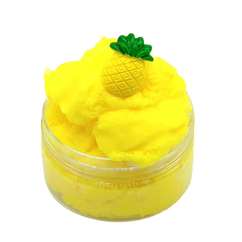 Yellow Squishy Scented Fluffy Slime Mud Pineapple Mud Fluffy Floam Slime Stress Relief Toy Ananas Scented Sludge Toys #K30
Yellow Squishy Scented Fluffy Slime Mud Pineapple Mud Fluffy Floam Slime Stress Relief Toy Ananas Scented Sludge Toys #K30