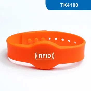 WB04 Silicone RFID wristband RFID Bracelet for access control ID Smart Tag Proximity Card 125KHz with TK4100 Chip Read Only
WB04 Silicone RFID wristband RFID Bracelet for access control ID Smart Tag Proximity Card 125KHz with TK4100 Chip Read Only