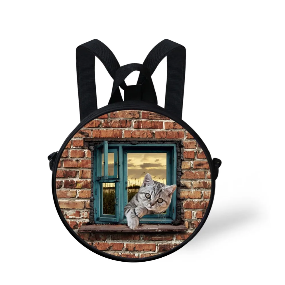 FORUDESIGNS New Design 3D Cute Cats Printing Backpack For Girl Boy Cute Dog Kids Round Kindergarten Mini Bags Casual Mochila
FORUDESIGNS New Design 3D Cute Cats Printing Backpack For Girl Boy Cute Dog Kids Round Kindergarten Mini Bags Casual Mochila