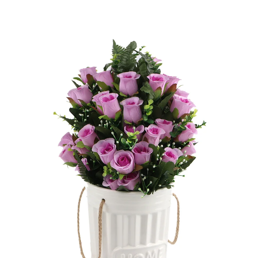 Artificial Silk Rose and Gypsophila Blossom Fillers Mixed Bush for Home Wedding Restaurant Office Cemetery Grave Decoration
Artificial Silk Rose and Gypsophila Blossom Fillers Mixed Bush for Home Wedding Restaurant Office Cemetery Grave Decoration