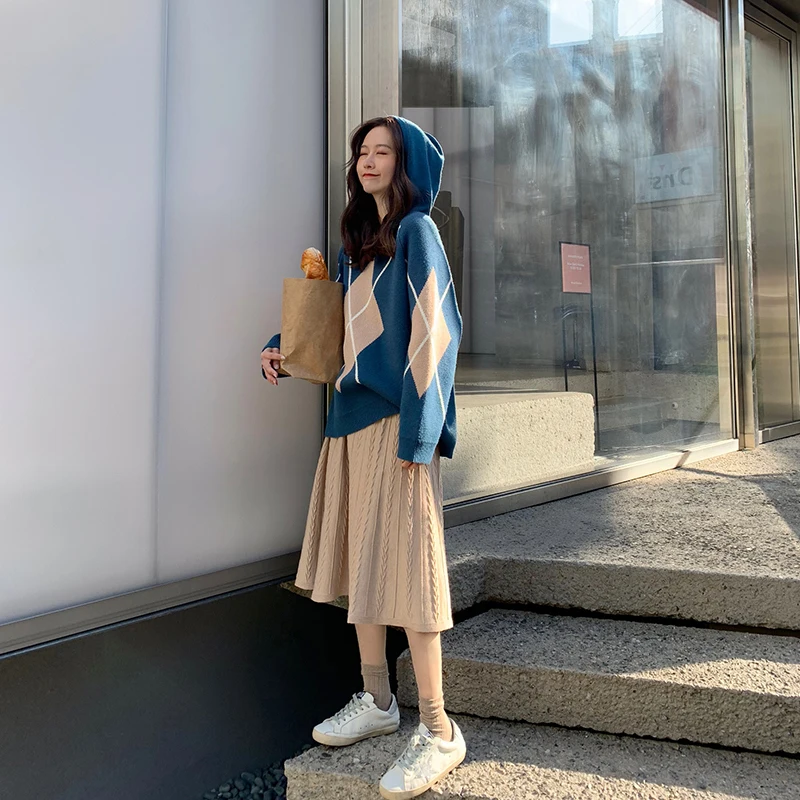 New 2018 Autumn And Winter High Waisted Female Elegant skirt joker saias midi para as mulheres korea kawaii casual twist skirt
New 2018 Autumn And Winter High Waisted Female Elegant skirt joker saias midi para as mulheres korea kawaii casual twist skirt