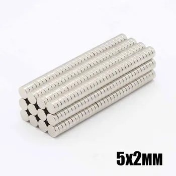 1000Pcs 5x2 mm Neodymium Magnet 5mm x 2mm N35 NdFeB Permanent Small Round Super Powerful Strong Magnetic Magnets Disc 5*2 mm
1000Pcs 5x2 mm Neodymium Magnet 5mm x 2mm N35 NdFeB Permanent Small Round Super Powerful Strong Magnetic Magnets Disc 5*2 mm