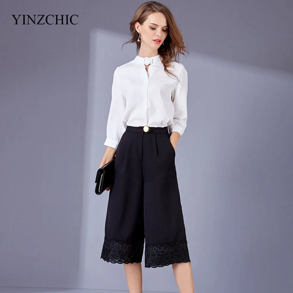 fashion spring blouse + pants sets OL white shirt loose pants two-pieces suits ladies street casual sets
fashion spring blouse + pants sets OL white shirt loose pants two-pieces suits ladies street casual sets