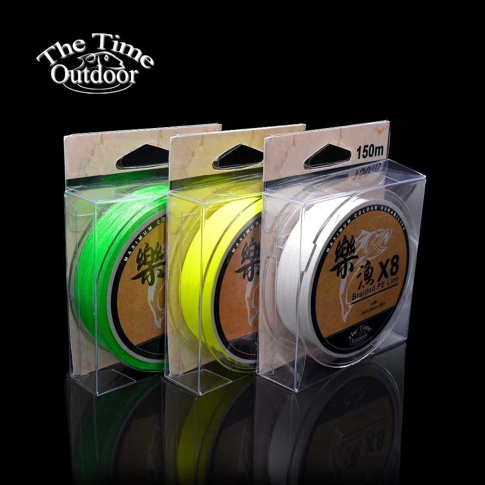 150M THE TIME branded 8 braided PE Smooth fishing line white yellow green color main line fishing accessories for carp fishing
150M THE TIME branded 8 braided PE Smooth fishing line white yellow green color main line fishing accessories for carp fishing