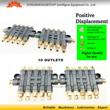 Detective volumetric OIL distributor Pressure Relief dispensers manifold separator valve 10 outlet DT
Detective volumetric OIL distributor Pressure Relief dispensers manifold separator valve 10 outlet DT