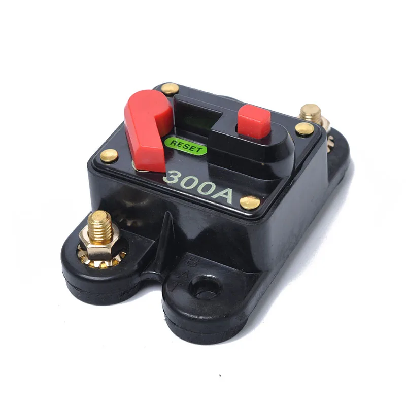 12V-24V DC 300A Home Waterproof Circuit Breaker Reset Fuse Inverter Car Audio Conversion Fuse Holder Double Circuit Breaker
12V-24V DC 300A Home Waterproof Circuit Breaker Reset Fuse Inverter Car Audio Conversion Fuse Holder Double Circuit Breaker