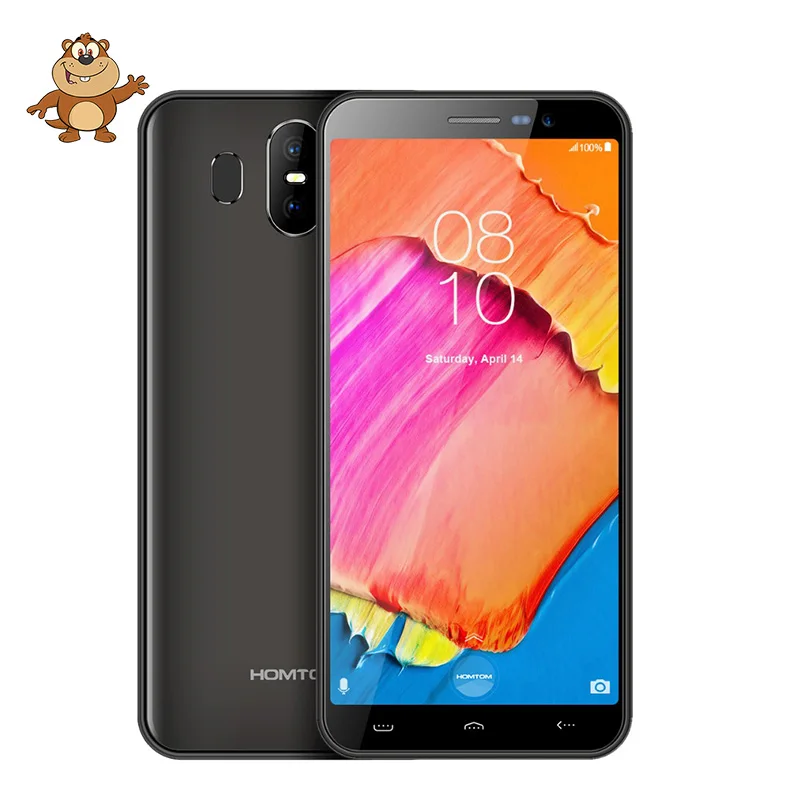 HOMTOM S17 Android 8.1 Quad Core 5.5" 18:9 Full Display Smartphone Fingerprint Face ID 2GB RAM 16GB ROM 13MP+8MP Mobile Phone |