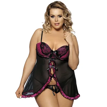 Women Sexy Lingerie Erotic Costumes Lace SleepwearNightgown + G String Bodydoll Underwear Sleepwear Nightgowns
Women Sexy Lingerie Erotic Costumes Lace SleepwearNightgown + G String Bodydoll Underwear Sleepwear Nightgowns