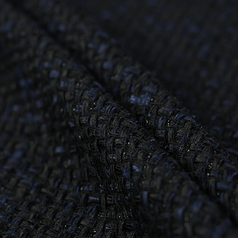 148CM Wide 480G/M Weight Black Blue Check Knitted Tweed Acrylic Polyester Fabric for Autumn and Winter Dress Coat Jacket DE946
148CM Wide 480G/M Weight Black Blue Check Knitted Tweed Acrylic Polyester Fabric for Autumn and Winter Dress Coat Jacket DE946