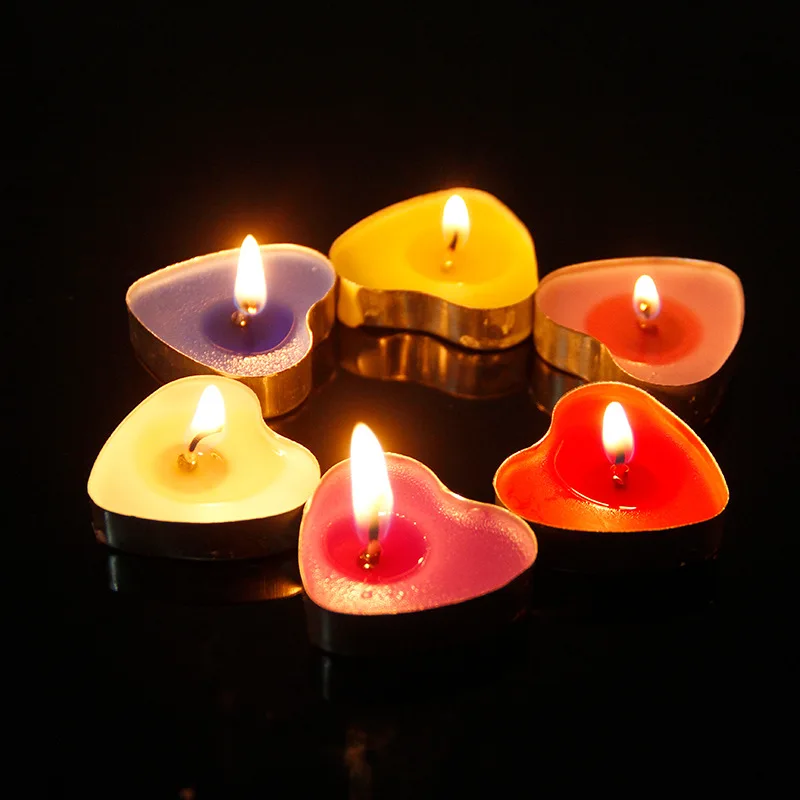50 pcs/set heart-shaped candles confession marriage birthday figure candle smokeless aroma small tea wax scene layout artifact
50 pcs/set heart-shaped candles confession marriage birthday figure candle smokeless aroma small tea wax scene layout artifact