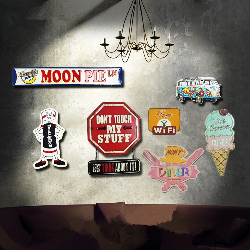 Don't Touch My Stuff Irregular Shade Metal Signs Diner Moon Pie Free Wifi Tootsie Roll Wall Art Tin Signs Home Decor YN087
Don't Touch My Stuff Irregular Shade Metal Signs Diner Moon Pie Free Wifi Tootsie Roll Wall Art Tin Signs Home Decor YN087