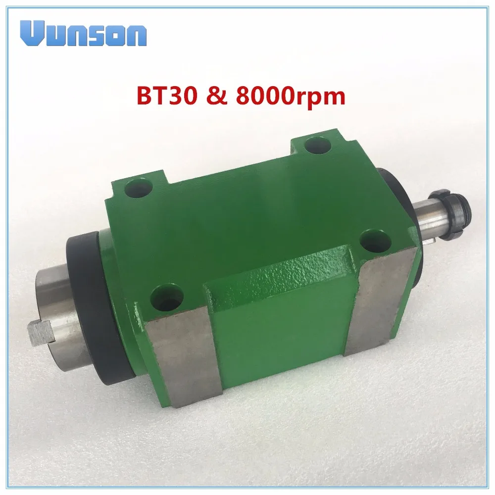 BT30 Taper Chuck 1500W 1.5KW 2hp Power Head Power Unit CNC Machine Lathe Tool Spindle 7:24 taper Max. 8000rpm
BT30 Taper Chuck 1500W 1.5KW 2hp Power Head Power Unit CNC Machine Lathe Tool Spindle 7:24 taper Max. 8000rpm