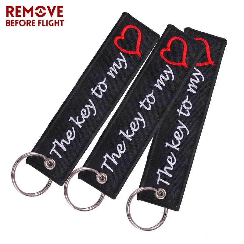 3 PCS/LOT Key Ring The Key to My Heart Key Chain Bijoux Keychain for Cars Gifts Key Tag Embroidery Motorcycles Fashion Keychains
3 PCS/LOT Key Ring The Key to My Heart Key Chain Bijoux Keychain for Cars Gifts Key Tag Embroidery Motorcycles Fashion Keychains