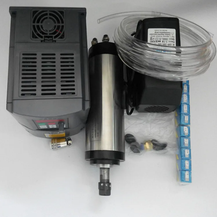 CNC Kit 1.5KW Water Cooling Spindle Motor + 1500w inverter + ER16(1-10mm) + 80mm Clamp + 3.5m Water Pump + Pipe
CNC Kit 1.5KW Water Cooling Spindle Motor + 1500w inverter + ER16(1-10mm) + 80mm Clamp + 3.5m Water Pump + Pipe
