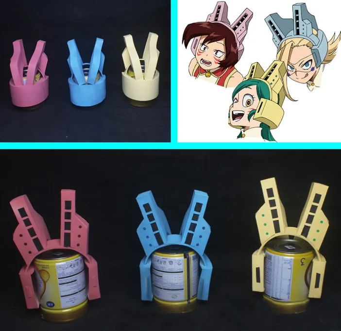 Anime Cosplay Prop Wild Wild Pussycats Helmet Belt Buckle My Hero Academia