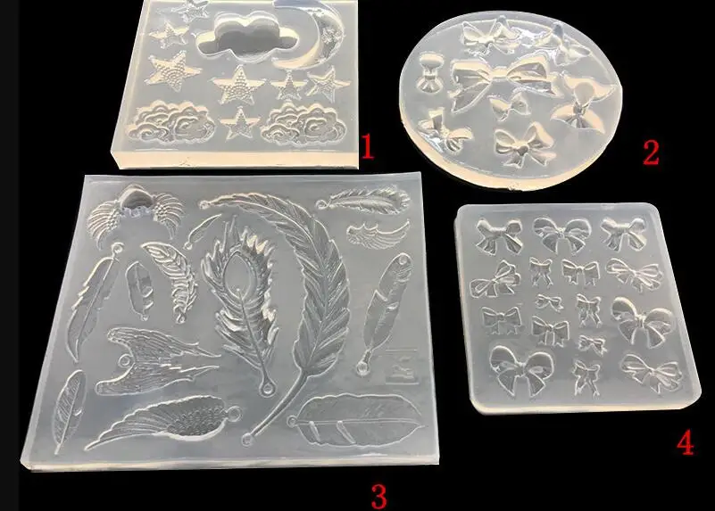 1pcs Bow Star Moon Cloud Silicone Mould DIY Epoxy Resin Craft Jewelry Making Mold
1pcs Bow Star Moon Cloud Silicone Mould DIY Epoxy Resin Craft Jewelry Making Mold