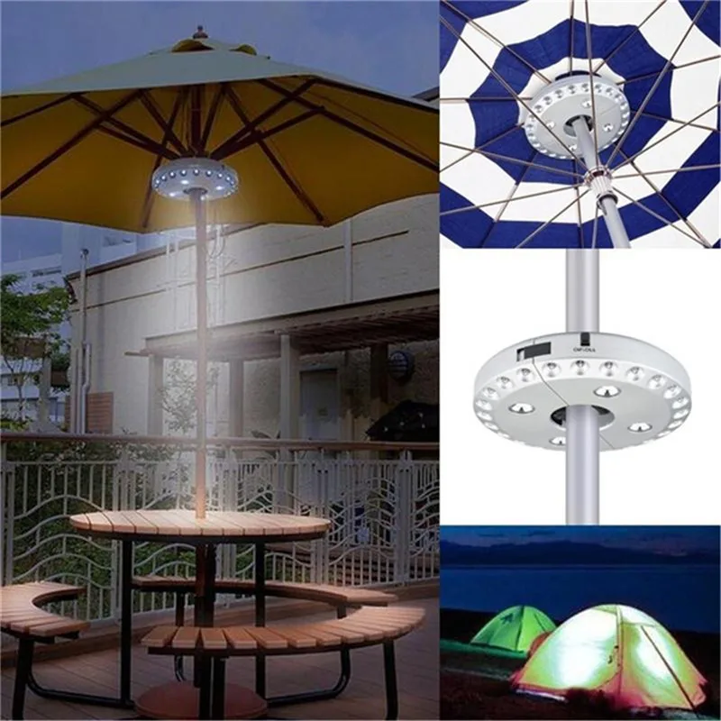 TTLIFE Patio Umbrella Light 3 Modes 28 LED Lights Pole Lamp for Camping Tents Outdoor Festive & Party Supplies Accessories
TTLIFE Patio Umbrella Light 3 Modes 28 LED Lights Pole Lamp for Camping Tents Outdoor Festive & Party Supplies Accessories