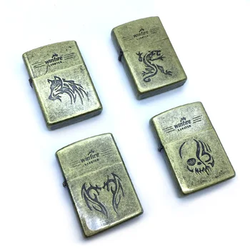 Fashion Retro Metal Kerosene Oil Lighter Fire Unique Gasoline Windproof Refillable Cigarette Lighter Man Gadgets Best gift
Fashion Retro Metal Kerosene Oil Lighter Fire Unique Gasoline Windproof Refillable Cigarette Lighter Man Gadgets Best gift