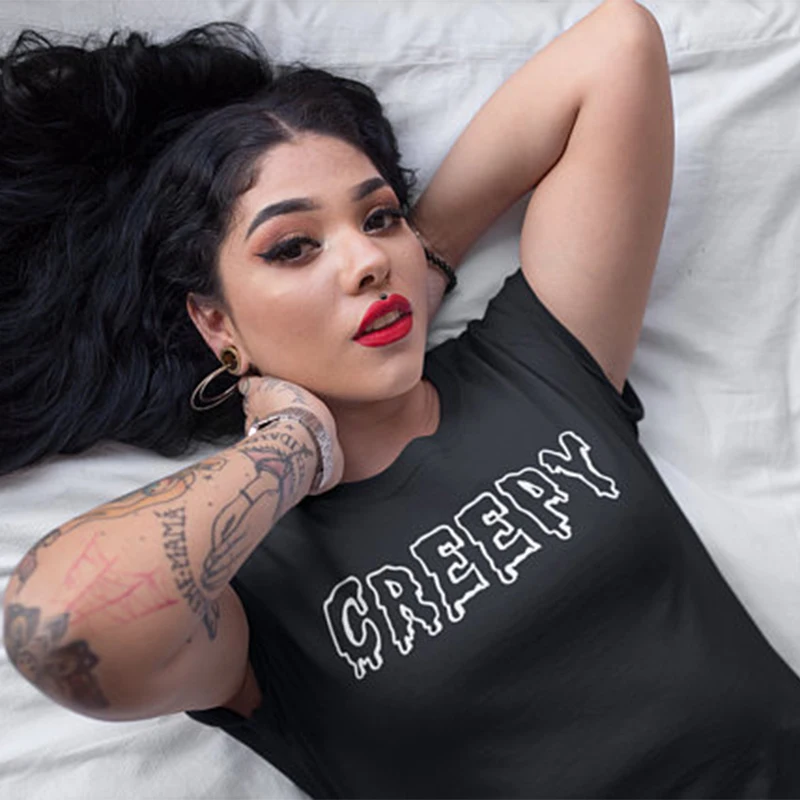 Tshirt Gothic Women Plus Size T Shirt Fashion Shirt Tops Punk Creepy Cute T-Shirt Top Tee Streetwear Tumblr Tee Shirt Femme
Tshirt Gothic Women Plus Size T Shirt Fashion Shirt Tops Punk Creepy Cute T-Shirt Top Tee Streetwear Tumblr Tee Shirt Femme