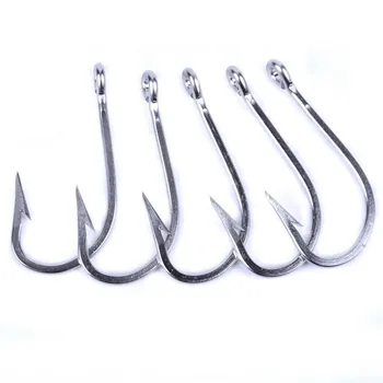 50pcs Fishhooks Size 6/0#-12/0# Fishhook Stainless Steel White Color Carp Hook Jig Big Hooks Single Hooks For Jigs Treble Hook
50pcs Fishhooks Size 6/0#-12/0# Fishhook Stainless Steel White Color Carp Hook Jig Big Hooks Single Hooks For Jigs Treble Hook