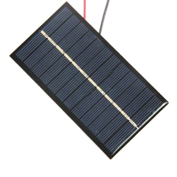 BUHESHUI 1W 6V Solar Cell Solar Module Polycrystalline Solar Panel+Cable DIY Solar Charger System Education Kits 110*60MM 10pcs
BUHESHUI 1W 6V Solar Cell Solar Module Polycrystalline Solar Panel+Cable DIY Solar Charger System Education Kits 110*60MM 10pcs