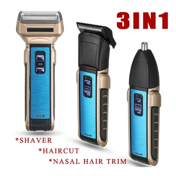 3 In 1 Shaver Set Two Side Fit Faced Floating Electric Home Use Convenient Travel Remove Low Noise Portable ABS Combined
3 In 1 Shaver Set Two Side Fit Faced Floating Electric Home Use Convenient Travel Remove Low Noise Portable ABS Combined