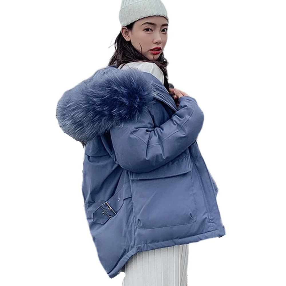 down cotton ladies Down parka Women new chic winter jacket short large wool collar jacket loose jacket 819
down cotton ladies Down parka Women new chic winter jacket short large wool collar jacket loose jacket 819
