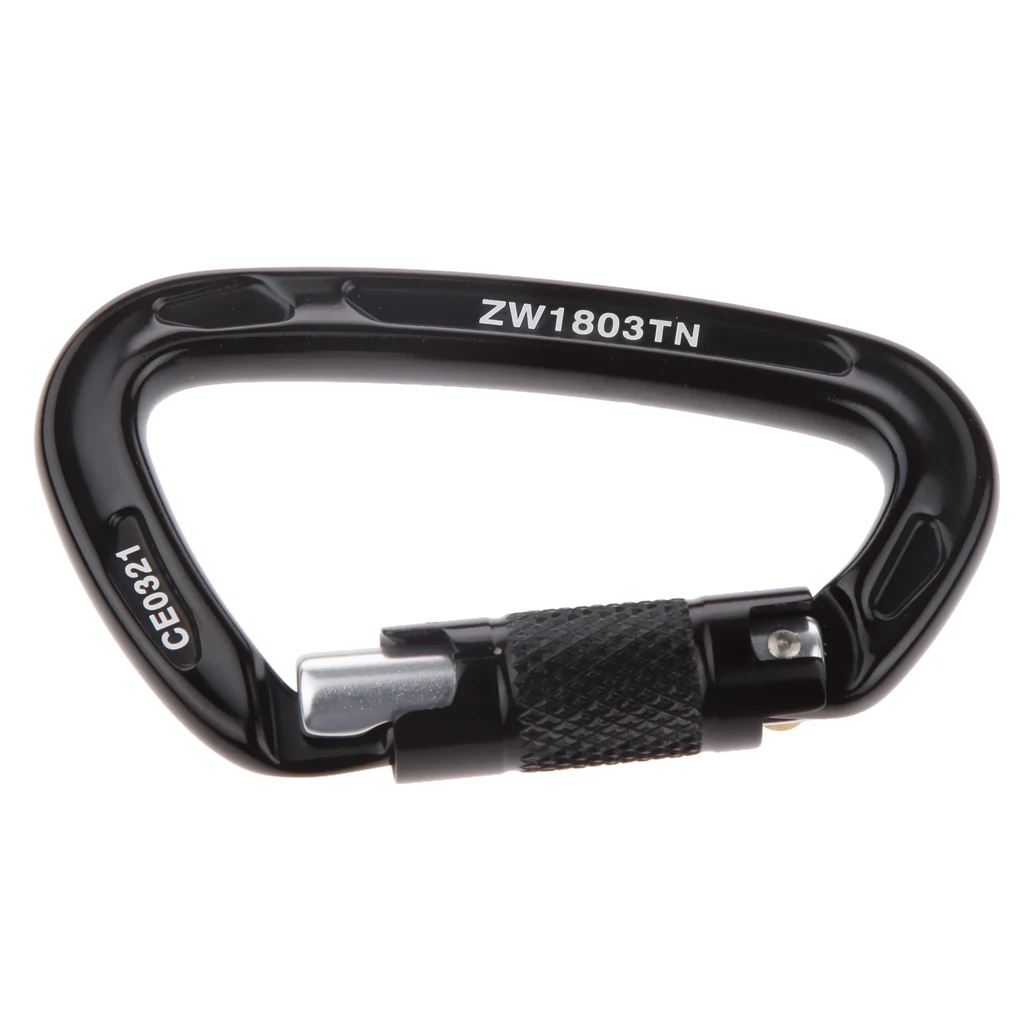 24KN Self Locking Aluminum Carabiner For Mountaineering Rock Tree Climbing Caving Men Women Outdoor Arborist Descending Gear
24KN Self Locking Aluminum Carabiner For Mountaineering Rock Tree Climbing Caving Men Women Outdoor Arborist Descending Gear