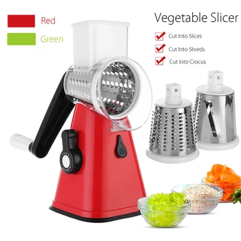 New 3 In 1 Multifunctional Manual Vegetable Cutter Slicer Round Mandoline Slicer Potato Cheese Kitchen Fruit & Vegetable Gadgets
New 3 In 1 Multifunctional Manual Vegetable Cutter Slicer Round Mandoline Slicer Potato Cheese Kitchen Fruit & Vegetable Gadgets