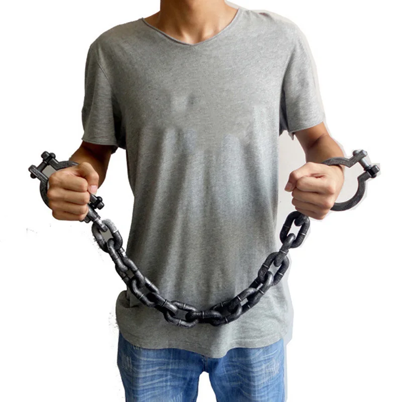 2019 Special Creative Halloween Cosplay Prisoners Dress Up Handcuffs Shackles Holiday Decoration Props Plastic Handcuffs Gadgets
2019 Special Creative Halloween Cosplay Prisoners Dress Up Handcuffs Shackles Holiday Decoration Props Plastic Handcuffs Gadgets