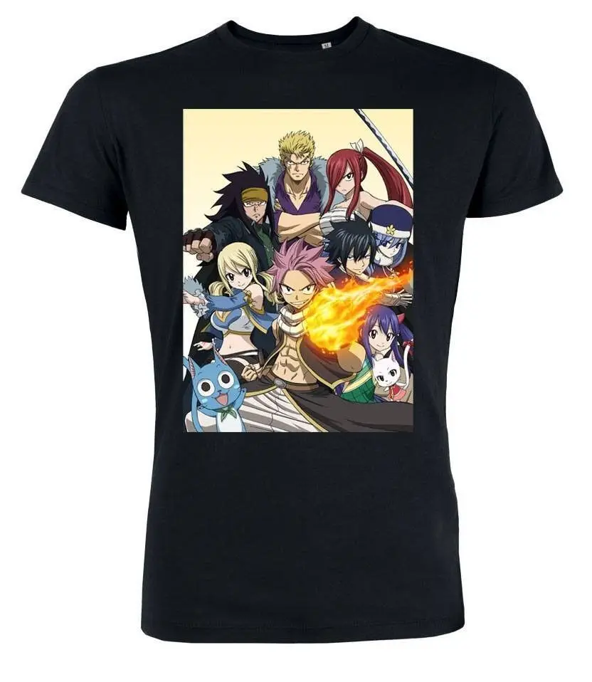 Магазин Geek Fairy Tail футболка с персонажами из мультфильма герои размеры XL M. Shop GIW