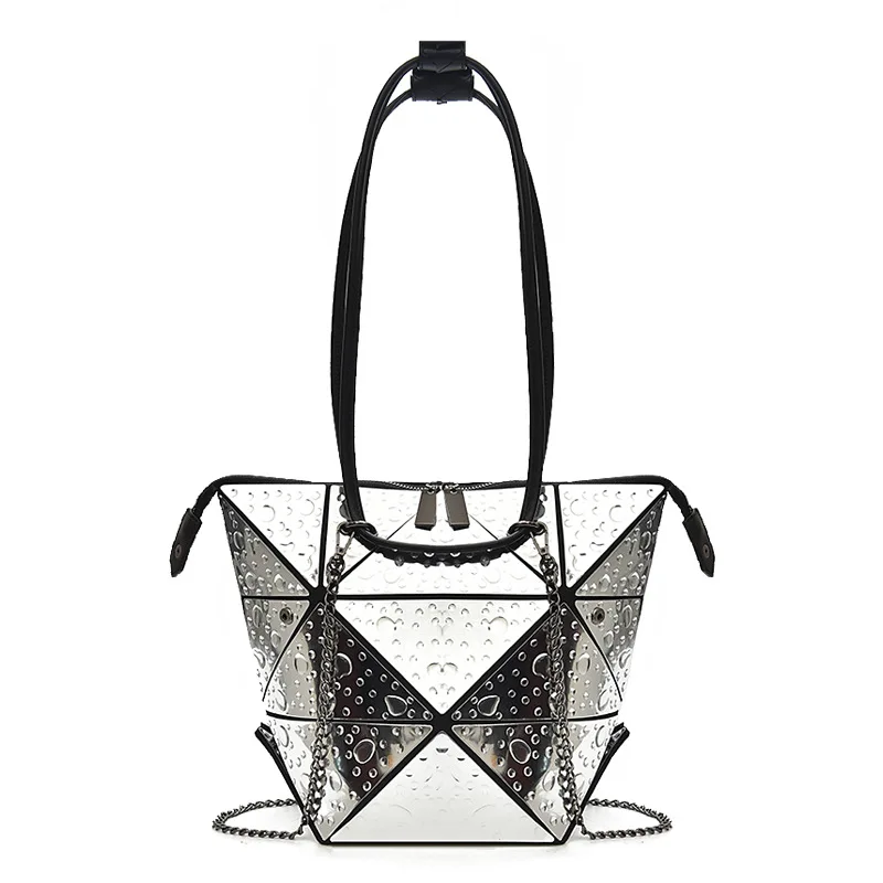 Fashion Folding Casual Tote Women Geometric Top-handle Bag Female Shoulder Bags Ladies Diamond Lattice Sequins Plain Handbag
Fashion Folding Casual Tote Women Geometric Top-handle Bag Female Shoulder Bags Ladies Diamond Lattice Sequins Plain Handbag
