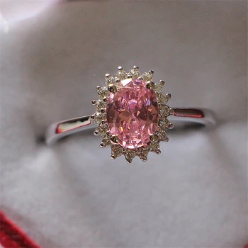 Elegant 2Ct Pink Oval Cut Synthetic Gemstones Ring For Women Wedding Sterling Silver 925 Jewelry Engagement White Gold Color
Elegant 2Ct Pink Oval Cut Synthetic Gemstones Ring For Women Wedding Sterling Silver 925 Jewelry Engagement White Gold Color