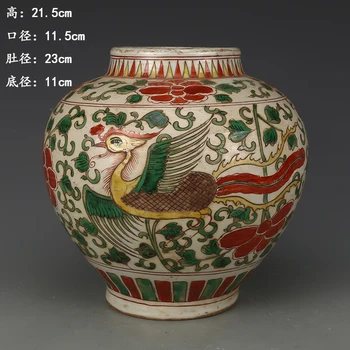 antique QingDynasty porcelain pot,Colorful flower phoenix jar,Hand-painted crafts,Decoration,collection &Adornment,Free shipping
antique QingDynasty porcelain pot,Colorful flower phoenix jar,Hand-painted crafts,Decoration,collection &Adornment,Free shipping