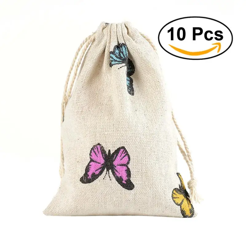 printed gift bags kids birthday party favor candy drawstring