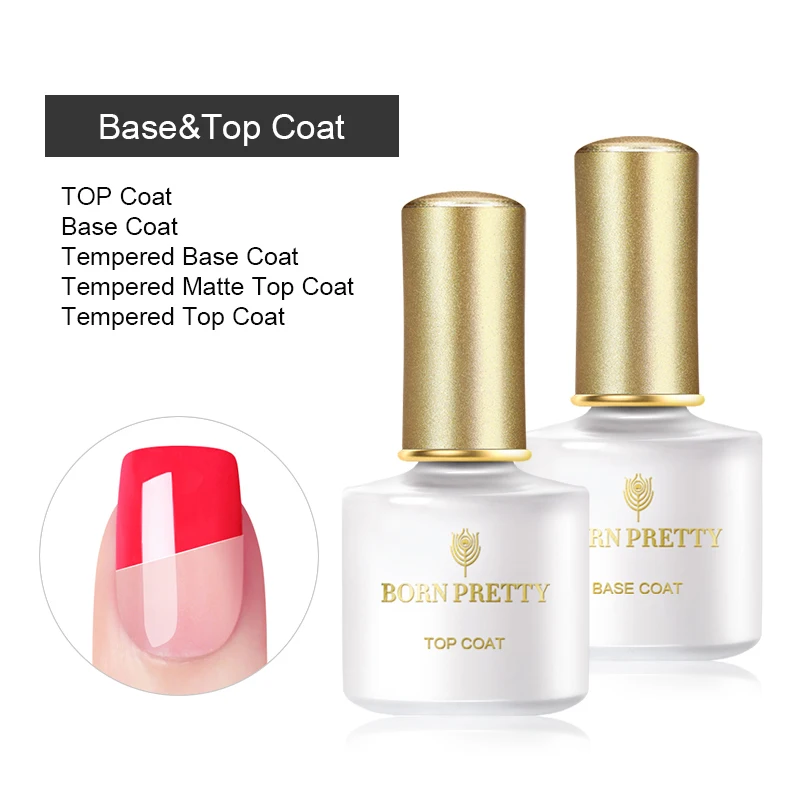 BORN PRETTY 10ml Tempered Base Top Coat Gel Polish Nail Art Matte No Wipe Top Clear UV LED Gel Varnish Nail Art Design
BORN PRETTY 10ml Tempered Base Top Coat Gel Polish Nail Art Matte No Wipe Top Clear UV LED Gel Varnish Nail Art Design